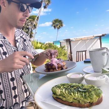 Restaurant Mi Amor - Brekky w a view - truly amazing quality - Modern European Near Me - Tulum, ROO