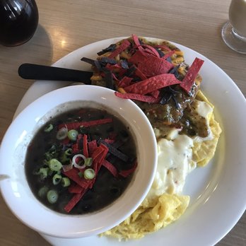 Red Rock Cafe - Chicken Fried Steak Rancheros and Black Beans - Breakfast & Brunch Near Me - Sedona, Arizona Red Rock Cafe - Chicken Fried Steak Rancheros and Black Beans - Breakfast & Brunch Near Me - Sedona, Arizona