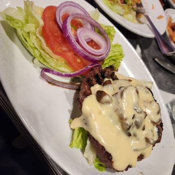 Kenny's Burger Joint - Plano - Mushroom brie protein style burger $10.99 - Burgers Near Me - Plano, Texas Kenny's Burger Joint - Plano - Mushroom brie protein style burger $10.99 - Burgers Near Me - Plano, Texas
