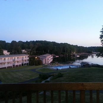Smuggler's Cove Inn - View from the Lobster Lodge building - Hotels Near Me - East Boothbay, Maine Smuggler's Cove Inn - View from the Lobster Lodge building - Hotels Near Me - East Boothbay, Maine