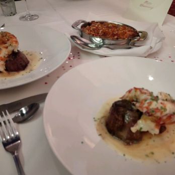 The Capital Grille - Beef tenderloin with lobster and potatoes au gratin - Steakhouses Near Me - Charlotte, North Carolina The Capital Grille - Beef tenderloin with lobster and potatoes au gratin - Steakhouses Near Me - Charlotte, North Carolina