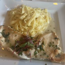 They make me chicken limone with pasta for me.