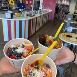 Chiller Bee Frozen Yogurt - What the place looks like