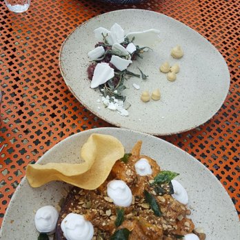 Grub Fitzroy - Pumpkin curry, kangaroo dish, and squid dish - Food Trucks Near Me - Fitzroy, VIC Grub Fitzroy - Pumpkin curry, kangaroo dish, and squid dish - Food Trucks Near Me - Fitzroy, VIC