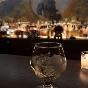 Angel's Share - Painted Paradise (milk punch) - Speakeasies Near Me - New York, New York
