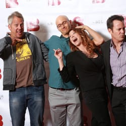 Big Laugh Live - Red Carpet with comedians.  Valentine's 2015 Show