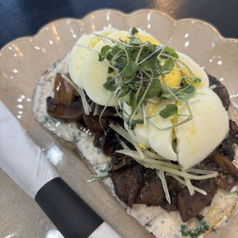 Presso Coffee - Ricotta mushroom toast - Coffee & Tea Near Me - Camas, Washington Presso Coffee - Ricotta mushroom toast - Coffee & Tea Near Me - Camas, Washington