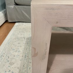 Pottery Barn - $800 coffee table from Potterybarn