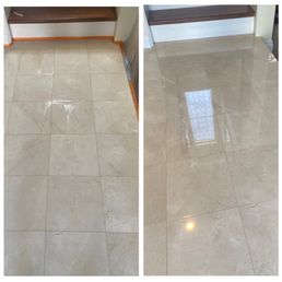 Beautiful shiny floor in my new house Beautiful shiny floor in my new house