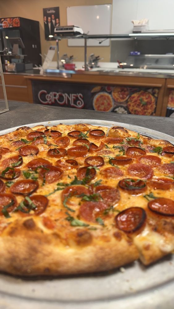 Food from Capones Italian eatery