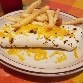 Valentinas - Kids burrito and fries - Mexican Near Me - Santa Fe, New Mexico