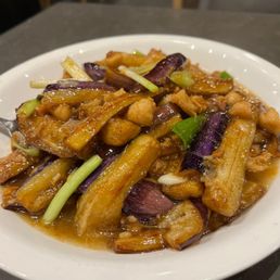 eggplant in garlic sauce eggplant in garlic sauce