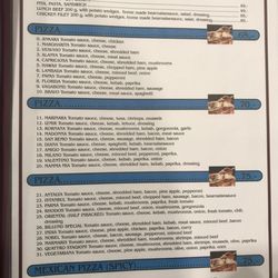 Restaurant Mamas I/S - Menu
