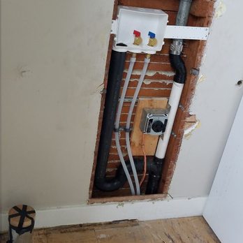 Canyon Plumbing - Laundry hookup to 220-volt outlet and new metal venting - Plumbing Near Me