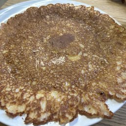 a stack of pancakes on a plate a stack of pancakes on a plate