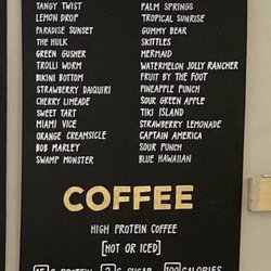Hanceville Nutrition - Tea bomb menu. More tea bombs and specials in store.