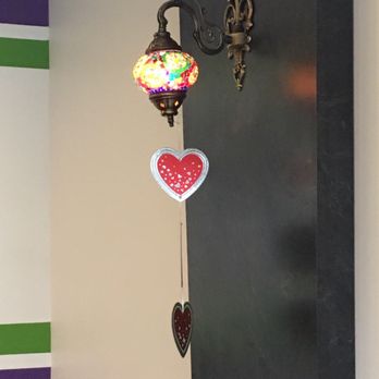 Palms Shawarma and Mediterranean Cafe - Getting ready for Valentines with cute decor - Mediterranean Near Me - Niagara Falls, Ontario
