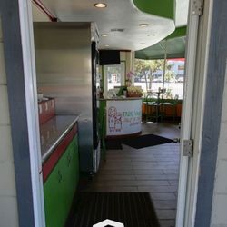 TNK Vegan Cafe - A peek at inside seating area.