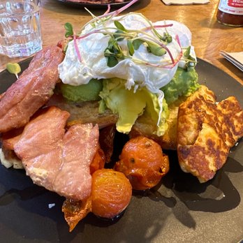 Number 8 eight - Avocado mash with bacon - Cafes Near Me - Cheviot, CAN Number 8 eight - Avocado mash with bacon - Cafes Near Me - Cheviot, CAN