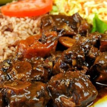 JJ's Catering - Jamaican oxtail with rice&peas. - Caterers Near Me
