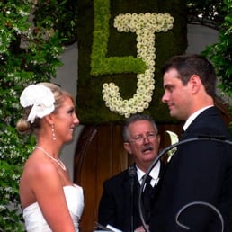 The hanging initial Blossom created