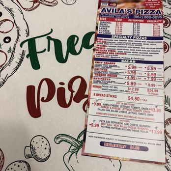 Avila's Pizza - Pizza Near Me - Lakewood, California