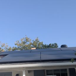 Panels installed Panels installed