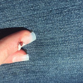 Diamond Nails & Spa - My cut and the toilet paper she GLUED ON. - Nail Technicians Near Me - Fairfield, California Diamond Nails & Spa - My cut and the toilet paper she GLUED ON. - Nail Technicians Near Me - Fairfield, California