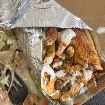 Crafted Gyros - Chicken Shawarma Sandwich Combo - Mediterranean Near Me - Dallas, Texas
