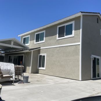 The Construction Guyz - Our freshly painted house, complete with stucco patch and wood trim repair! - Fences & Gates Near Me The Construction Guyz - Our freshly painted house, complete with stucco patch and wood trim repair! - Fences & Gates Near Me