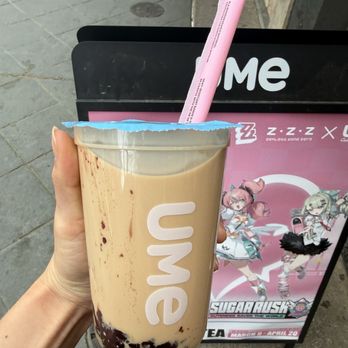 Ume Tea - Milk tea with black rice - Bubble Tea Near Me - Mountain View, California