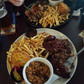 Cali BBQ - Beef brisket plate and pulled pork plate - Barbeque Near Me - Spring Valley, California Cali BBQ - Beef brisket plate and pulled pork plate - Barbeque Near Me - Spring Valley, California