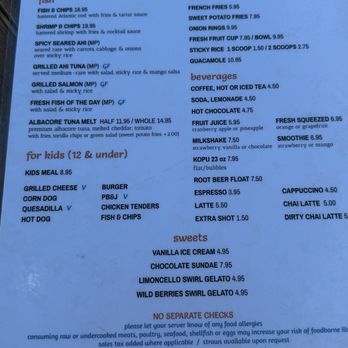 Shoreline Cafe - Menu - Seafood Near Me - Santa Barbara, California