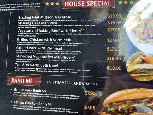 Menu photo 4 Pho 805 Arroyo Grande, CA