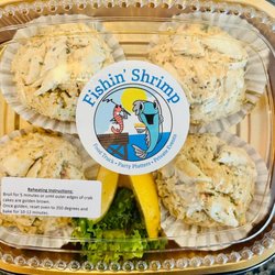 Fishin Shrimp - Take and bake crab cakes