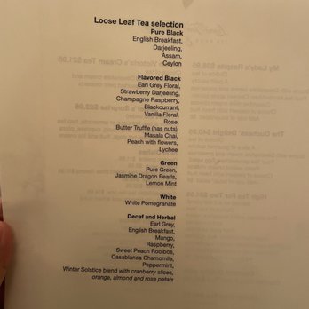 Lisa's Tea Treasures - Tea menu - Tea Rooms Near Me - Los Altos, California