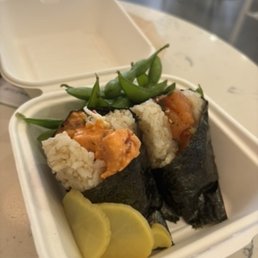 Edamame Set w/ 2 Onigilly Edamame Set w/ 2 Onigilly