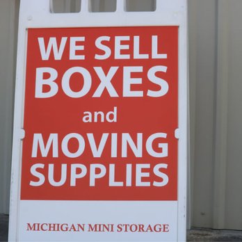 Michigan Mini Storage - We sell boxes and moving supplies - Self Storage Near Me - Orlando, Florida