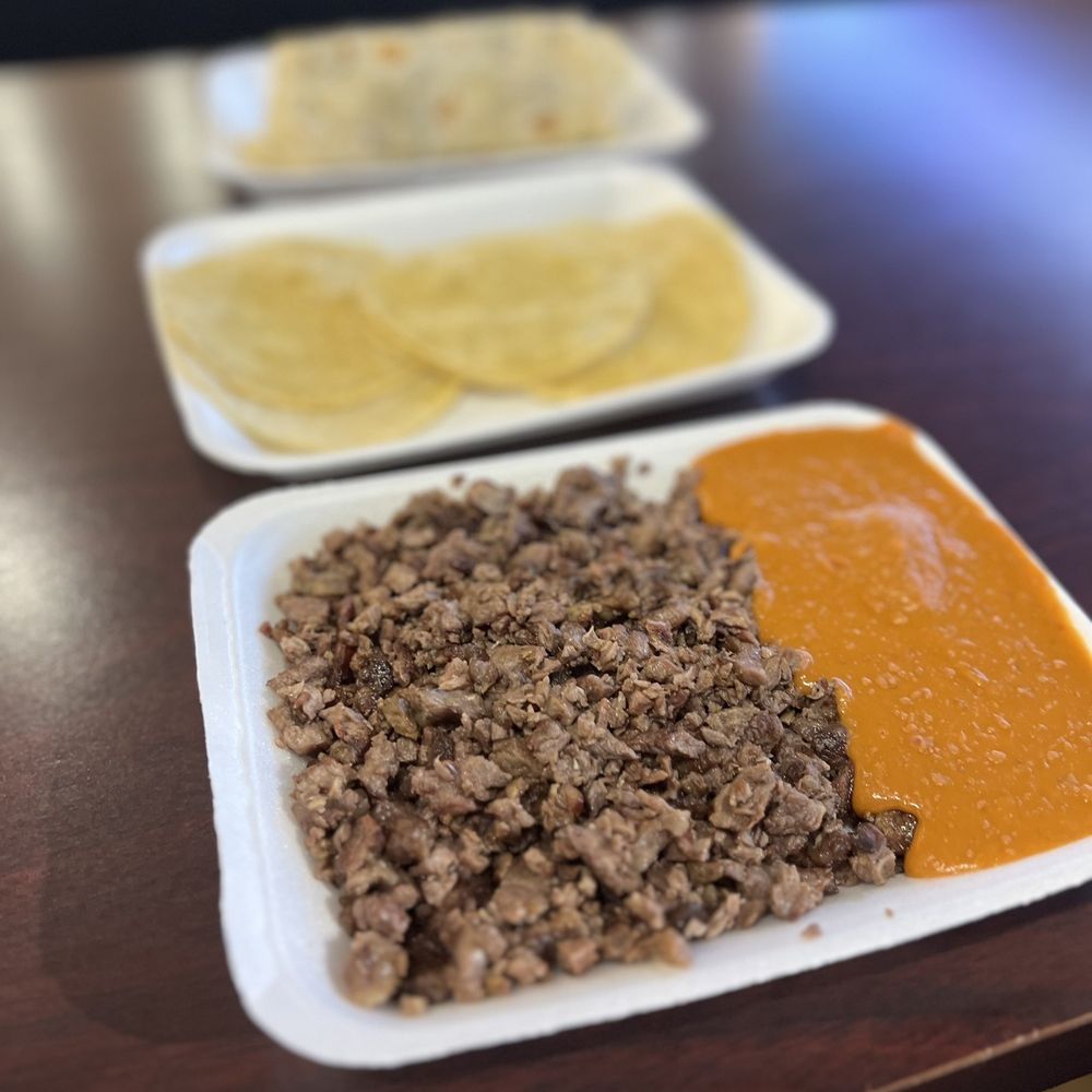 Tacarbon - Carne asap plate with tortillas and beans - Mexican Near Me - Phoenix, Arizona