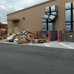 Family Dollar - The back of the store. Which you have to drive by to exit the store!!    This has been for at least 2 weeks.