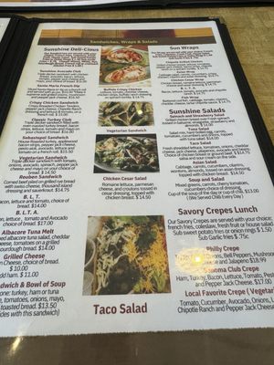 Menu photo 4 Sunshine Cafe Petaluma, CA Menu photo 4 Sunshine Cafe Petaluma, CA