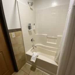 Clean updated bathroom.