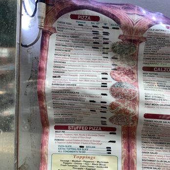Martiniello's - Menu outside of venue but no actual menus for take out. - Pizza Near Me - Jackson Heights, New York Martiniello's - Menu outside of venue but no actual menus for take out. - Pizza Near Me - Jackson Heights, New York