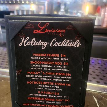 Louisiana Purchase - Their holiday cocktails are great. I had a Hot Boys Hottie Toddie and it was great. - Cocktail Bars Near Me - San Diego, California