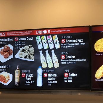 Ocean Snack - Menu - Seafood Near Me - Buena Park, California