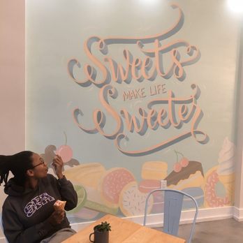Luliet - Cute mural inside the bakery. - Ice Cream & Frozen Yogurt Near Me - Spring, Texas