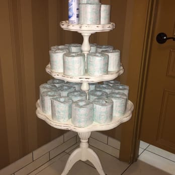 Coldwater Cafe - You know the bathrooms are nice when there's a wedding cake tier of tissue paper. - American Near Me - Tipp City, Ohio Coldwater Cafe - You know the bathrooms are nice when there's a wedding cake tier of tissue paper. - American Near Me - Tipp City, Ohio
