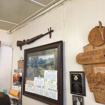 Sherrill's Pioneer Restaurant - a man looking at a plaque - American Near Me - Clyde, North Carolina Sherrill's Pioneer Restaurant - a man looking at a plaque - American Near Me - Clyde, North Carolina