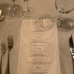Tonight's menu