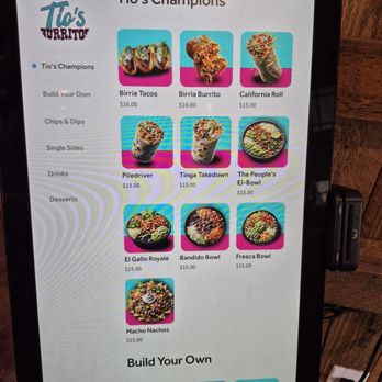 Tio's Burritos - Hawaii Kai - Touch screen ordering - Mexican Near Me - Honolulu, Hawaii Tio's Burritos - Hawaii Kai - Touch screen ordering - Mexican Near Me - Honolulu, Hawaii